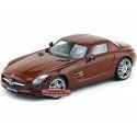 Cochesdemetal.es 2010 Mercedes-Benz SLS AMG Gullwing Marron 1:18 Motor Max 79162