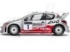 Cochesdemetal.es 2002 Peugeot 206 WRC Rally Gran Bretaña 1:18 Sun Star 3854