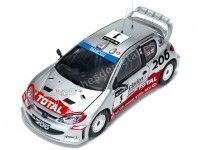 Cochesdemetal.es 2002 Peugeot 206 WRC Rally Gran Bretaña 1:18 Sun Star 3854