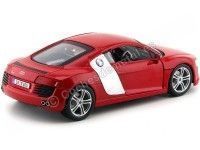 Cochesdemetal.es 2008 Audi R8 Rojo Metalizado 1:18 Maisto Premiere 36143