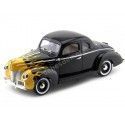 Cochesdemetal.es 1940 Ford Deluxe Negro Con Llamas 1:18 Motor Max 73108