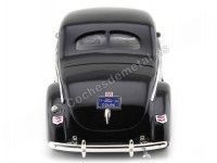 CARSDEMETAL.ES 1940 Ford Deluxe Black avec des flammes 1:18 MOTEUR MAX 73108