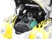 CARSDEMETAL.ES 1940 Ford Deluxe Black avec des flammes 1:18 MOTEUR MAX 73108