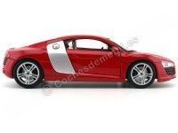 Cochesdemetal.es 2008 Audi R8 Rojo Metalizado 1:18 Maisto Premiere 36143