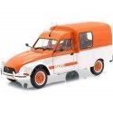 Cochesdemetal.es 1984 Citroen Acadiane "Acaspot" Blanco-Naranja 1:18 Solido S1800404