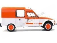 Cochesdemetal.es 1984 Citroen Acadiane "Acaspot" Blanco-Naranja 1:18 Solido S1800404