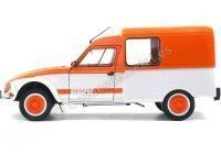 Cochesdemetal.es 1984 Citroen Acadiane "Acaspot" Blanco-Naranja 1:18 Solido S1800404