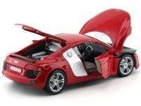 Cochesdemetal.es 2008 Audi R8 Rojo Metalizado 1:18 Maisto Premiere 36143