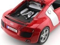 Cochesdemetal.es 2008 Audi R8 Rojo Metalizado 1:18 Maisto Premiere 36143