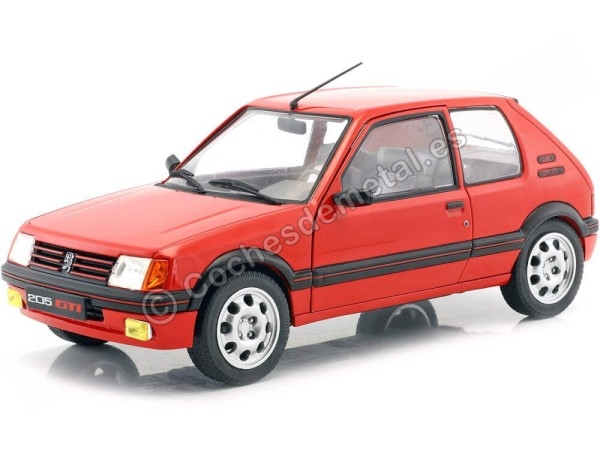 Cochesdemetal.es 1985 Peugeot 205 GTI 1.9L Phase 1 Red 1:18 Solido S1801702