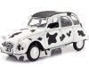 Cochesdemetal.es 1985 Citroen 2CV6 BZH Dolly "Vache" Negro/Blanco 1:18 Solido S1850028