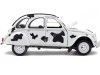 Cochesdemetal.es 1985 Citroen 2CV6 BZH Dolly "Vache" Negro/Blanco 1:18 Solido S1850028