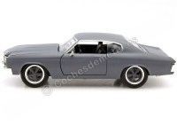 Cochesdemetal.es 1970 Chevrolet Chevelle SS "Fast and Furious IV" Gris Mate 1:24 Jada Toys 97835 253203002