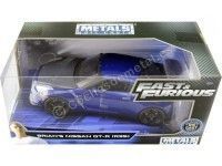 Cochesdemetal.es 2015 Nissan GT-R (R35) "Fast & Furious 7" Blue foncé 1:24 Jada Toys 97036 253203008