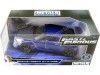Cochesdemetal.es 2015 Nissan GT-R (R35) "Fast & Furious 7" Blue foncé 1:24 Jada Toys 97036 253203008