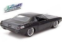 Cochesdemetal.es 1970 Plymouth Barracuda "Fast & Furious" Black 1:24 Jada Toys 97195/253203031