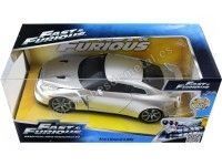 Cochesdemetal.es 2009 Nissan GT-R R35 "Fast & Furious" Silver 1:24 Jada Toys 97212