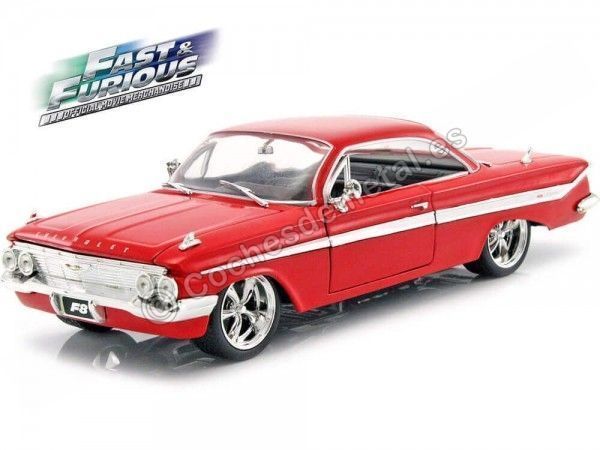 Cochesdemetal.es 1970 Chevrolet Impala "Fast & Furious 8" Red 1:24 Jada Toys 98426/253203051