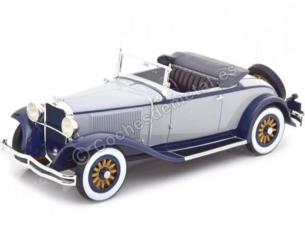 Cochesdemetal.es 1931 Dodge Eight DG Roadster Gray/Blue 1:18 BoS-Models 375