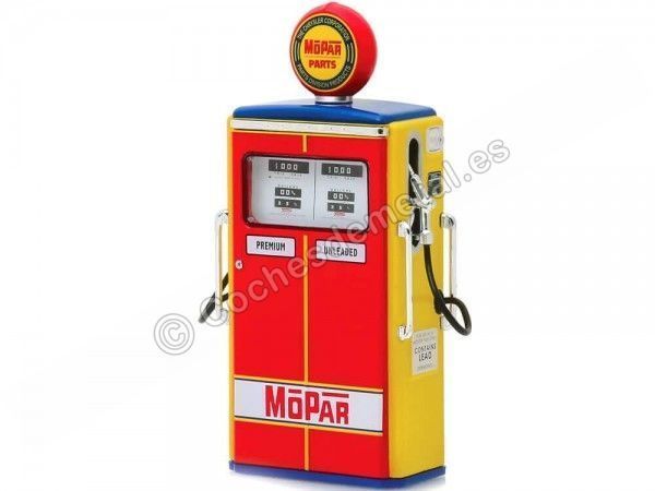 Cochesdemetal.es 1954 SurtidorTokheim 350 Twin Gas Pump MOPAR Parts 1:18 Greenlight 14060C