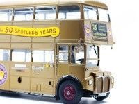 Cochesdemetal.es 1986 Routemaster London Bus The Queen Golden Jubilee 50th 1:24 Sun Star 2942