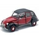 Cochesdemetal.es 1982 Citroen 2CV6 Charleston Rojo/Negro 1:18 Solido S1805013