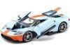 Cochesdemetal.es 2017 Ford GT Gulf Azul-Naranja 1:18 Maisto 31384