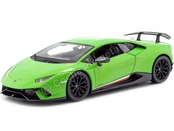 Cochesdemetal.es 2017 Lamborghini Huracan Performante Verde Perla Metalizado 1:18 Maisto 31391