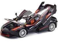 Cochesdemetal.es 2015 Ferrari FXX-K Negro-Naranja 1:18 Bburago Race Play 16010