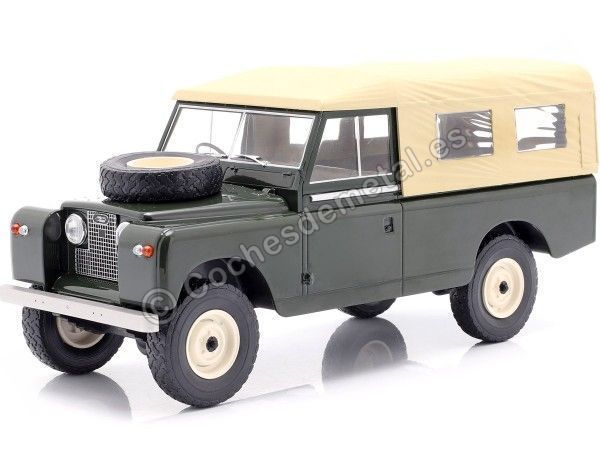 Cochesdemetal.es 1959 Land Rover 109 Series II Cerrado Pickup Verde 1:18 MC Group 18118