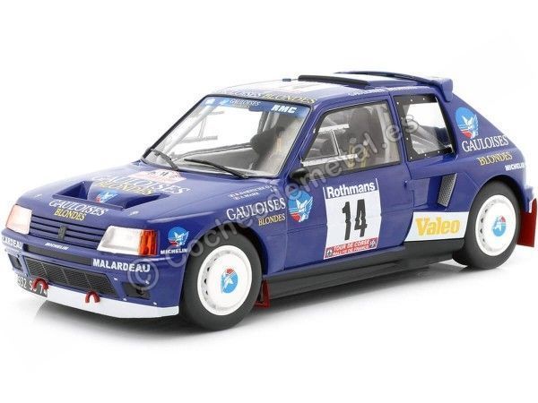 Cochesdemetal.es 1985 Peugeot 205 T16 Rally Tour de Corse 1:18 Triple-9 1800205