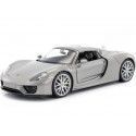 Cochesdemetal.es 2013 Porsche 918 Spyder Hard Top Silver 1:24 Welly 24055