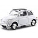 Cochesdemetal.es 1957 Fiat Nuova 500 Blanco 1:24 Welly 22515