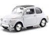 Cochesdemetal.es 1957 Fiat Nuova 500 Blanco 1:24 Welly 22515