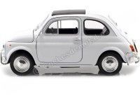 Cochesdemetal.es 1957 Fiat Nuova 500 Blanco 1:24 Welly 22515