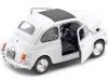 Cochesdemetal.es 1957 Fiat Nuova 500 Blanco 1:24 Welly 22515