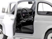 Cochesdemetal.es 1957 Fiat Nuova 500 Blanco 1:24 Welly 22515