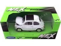 Cochesdemetal.es 1957 Fiat Nuova 500 Blanco 1:24 Welly 22515