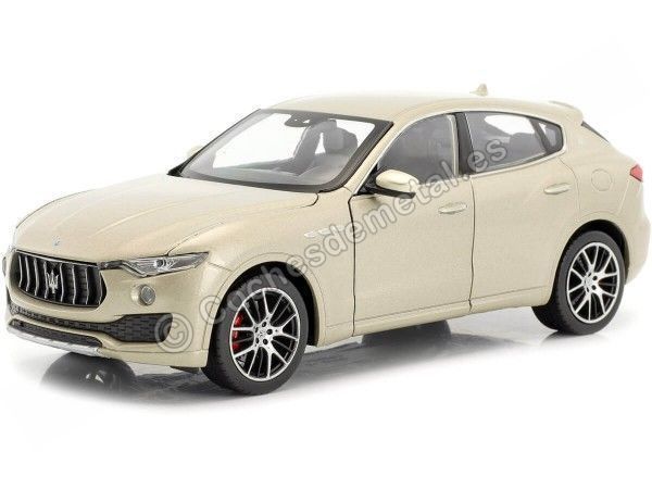 Cochesdemetal.es 2017 Maserati Levante Beige Metalizado 1:24 Welly 24078