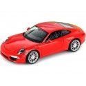 Cochesdemetal.es 2012 Porsche 911 (991) Carrera S Rojo 1:24 Welly 24040