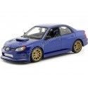 Cochesdemetal.es 2010 Subaru Impreza WRX STI AZUL 1:24 Welly 22487