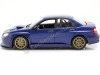 Cochesdemetal.es 2010 Subaru Impreza WRX STI AZUL 1:24 Welly 22487