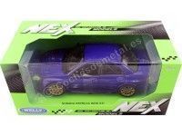 Cochesdemetal.es 2010 Subaru Impreza WRX STI AZUL 1:24 Welly 22487