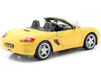 Cochesdemetal.es 2012 Porsche 992 Boxter S Cabriolét Amarillo 1:24 Welly 22479