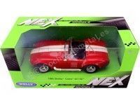 Cochesdemetal.es 1965 Shelby Cobra SC 427 Rojo 1:24 Welly 24002