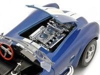 Cochesdemetal.es 1965 Shelby Cobra SC 427 Azul-blanco 1:24 Welly 24002