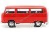 Cochesdemetal.es 1972 Volkswagen VW T2 Rojo 1:24 Welly 22472