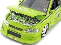 Cochesdemetal.es 2003 Mitsubishi Lancer Evo VII "Fast & Furious 2" Verde 1:24 Jada Toys 99788 253203052