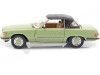 Cochesdemetal.es 1977 Mercedes-Benz 350 SL W107 Closed Convertible Caledonia Grun 1:18 Sun Star 4669