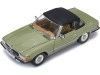 Cochesdemetal.es 1977 Mercedes-Benz 350 SL W107 Closed Convertible Caledonia Grun 1:18 Sun Star 4669